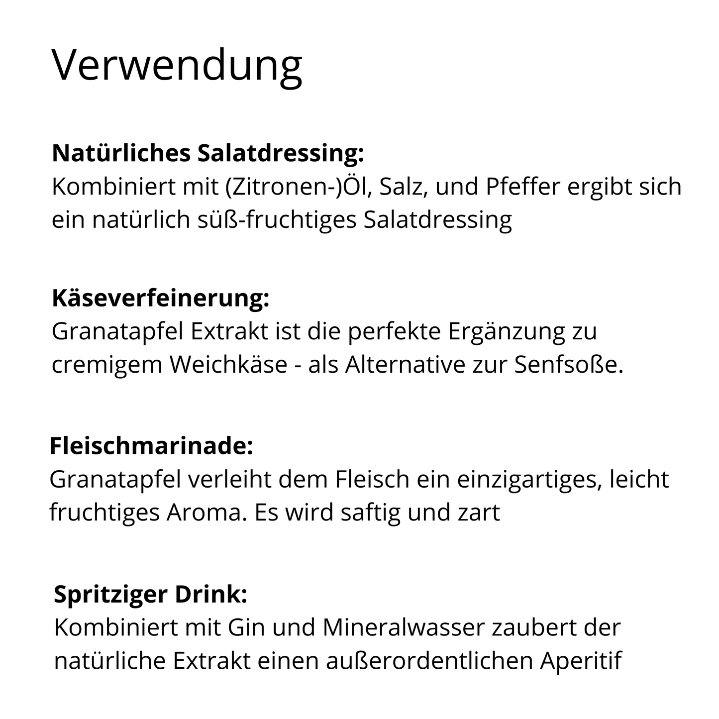 Granatapfel 100% Extrakt (250ml)