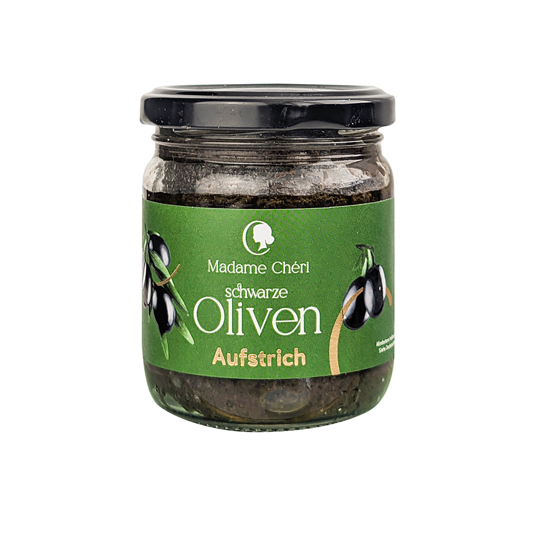 Aufstrich - Schwarze Oliven (180g)