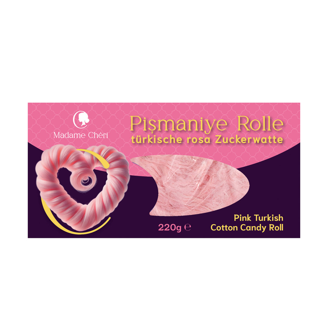 Pismaniye - rosa türkische Zuckerwatte