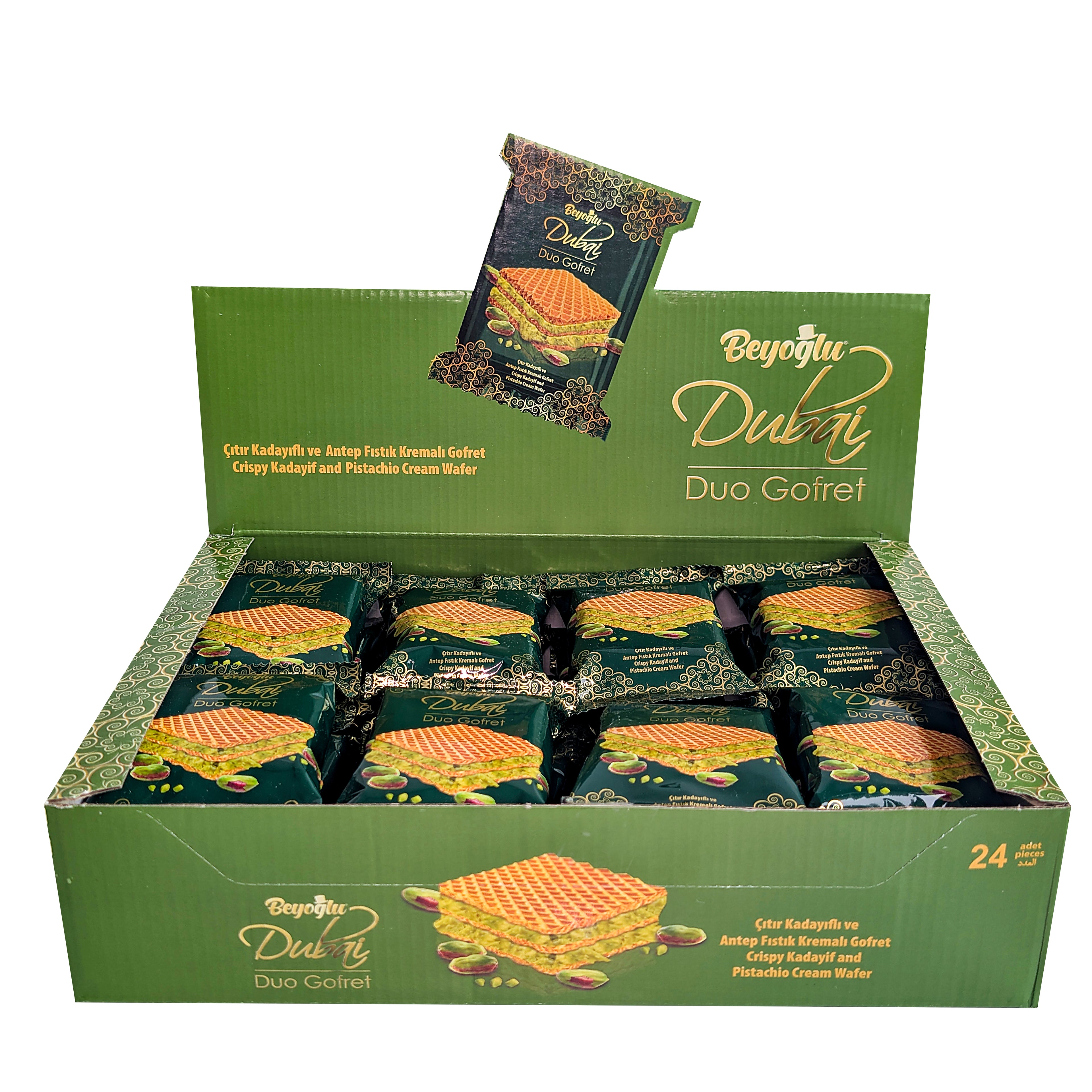 Dubai-Doppel-Waffel Packung 24x36g