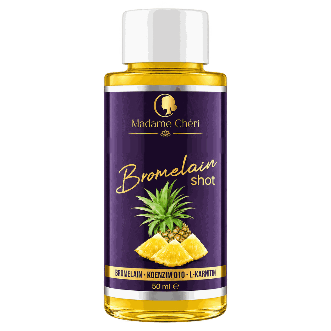 Bromelain Shot Display mit 10 Shots á 50ml – tropische Kraft, clever kombiniert
