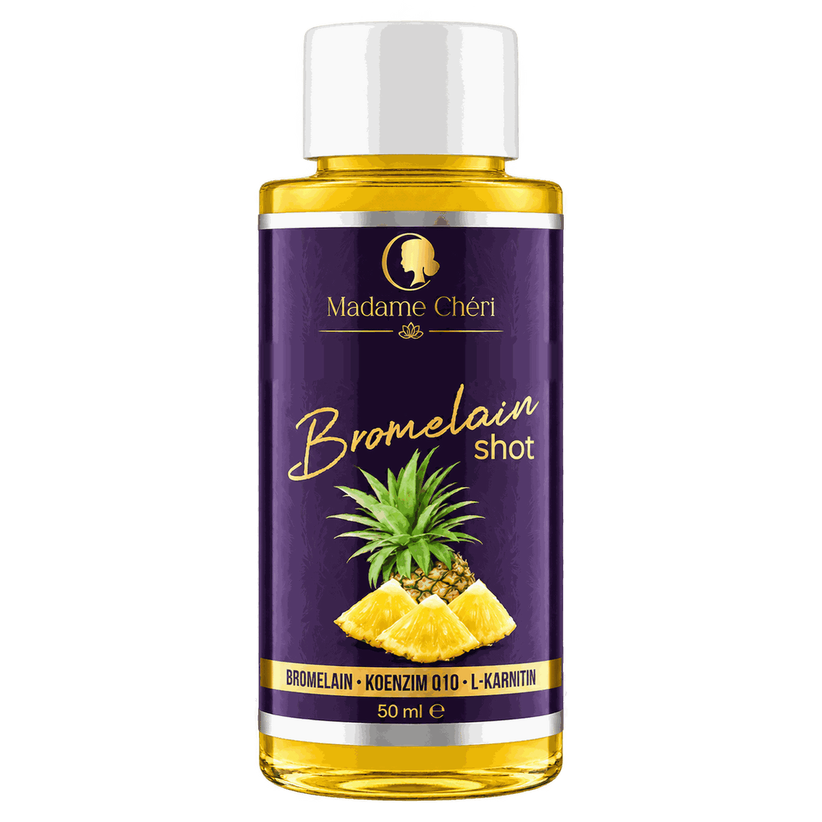 Bromelain Shot Display mit 10 Shots á 50ml – tropische Kraft, clever kombiniert