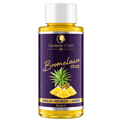 Bromelain Shot Display mit 10 Shots á 50ml – tropische Kraft, clever kombiniert