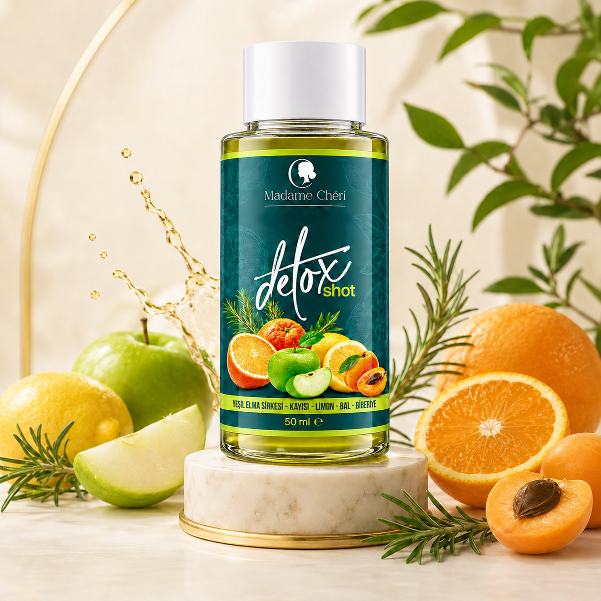 Detox Shot Display mit 10 Shots á 50ml – natürlich, fruchtig, jeden Tag