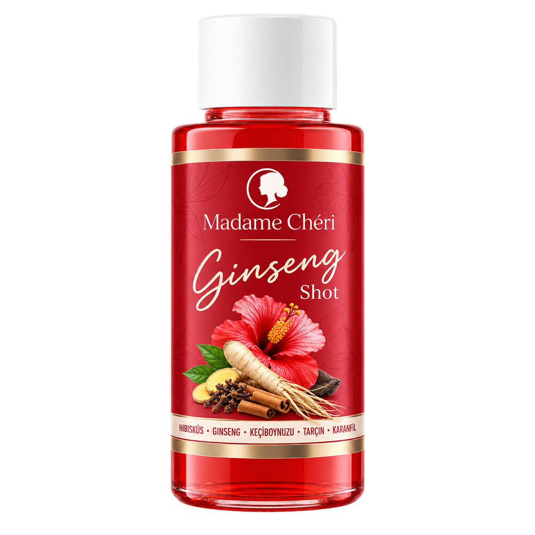 Ginseng Shot Display mit 10 Shots á 50ml – Fokus für deinen Tag
