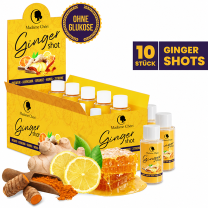 IngwerShot Display mit 10 Shots á 50g – scharf, frisch und unverwechselbar