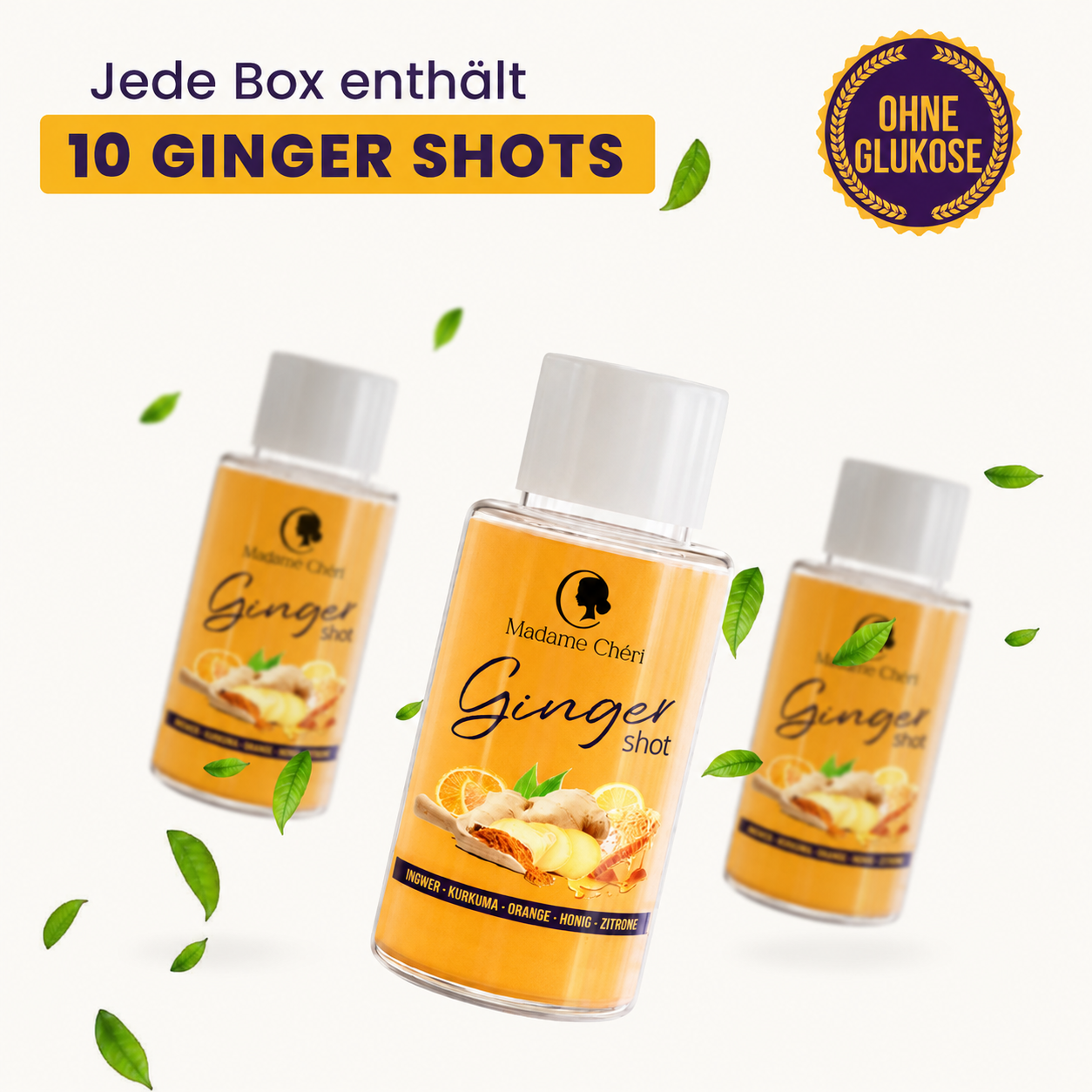 IngwerShot Display mit 10 Shots á 50g – scharf, frisch und unverwechselbar