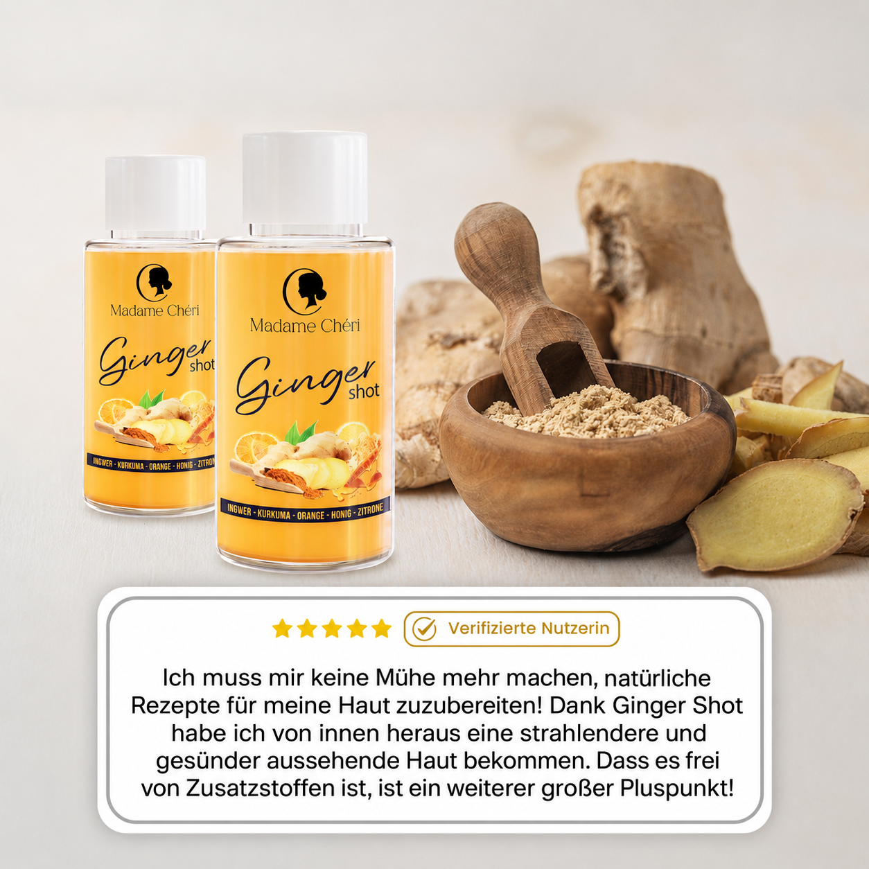 IngwerShot Display mit 10 Shots á 50g – scharf, frisch und unverwechselbar