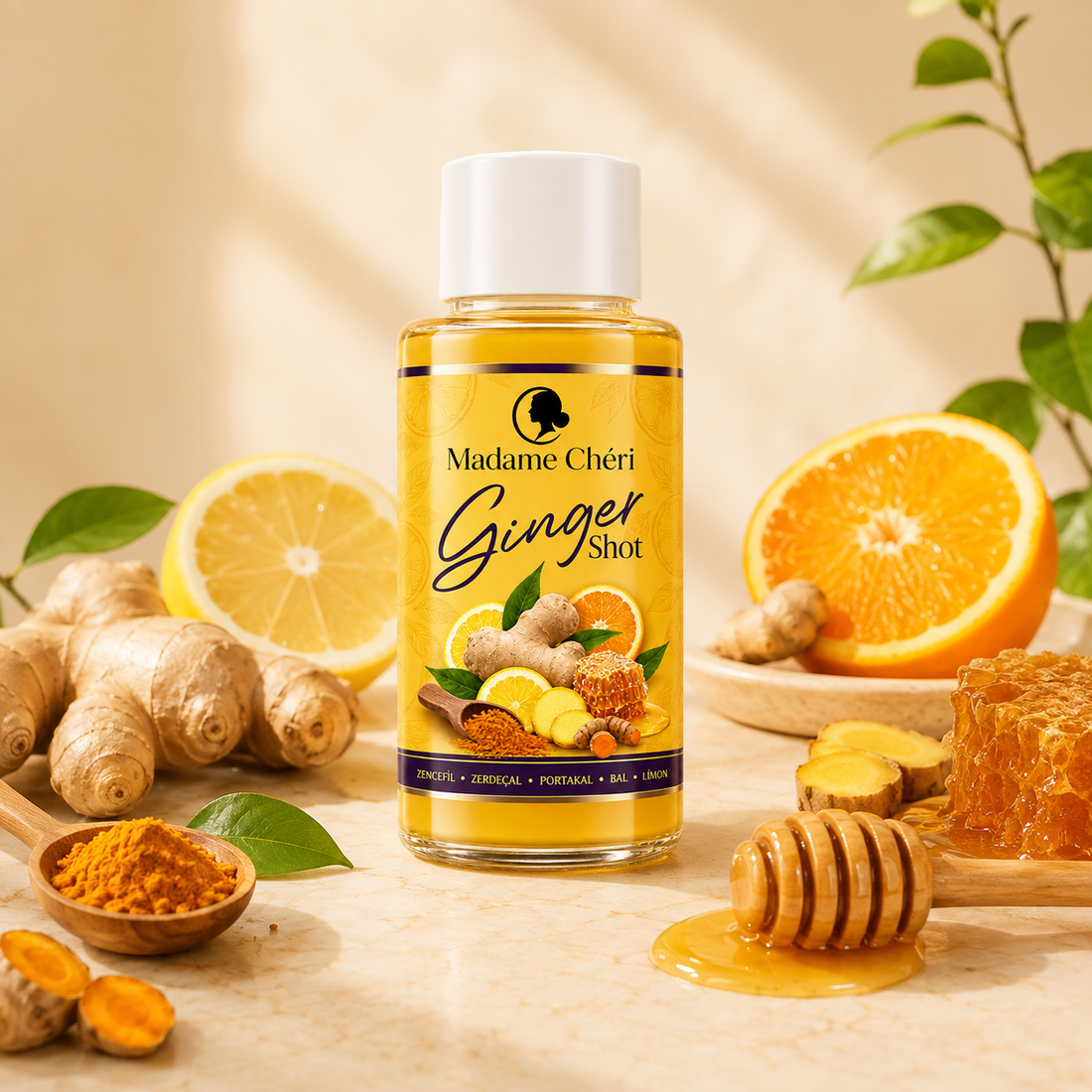 Ingwer Shot Display mit 10 Shots á 50ml – scharf, frisch und unverwechselbar