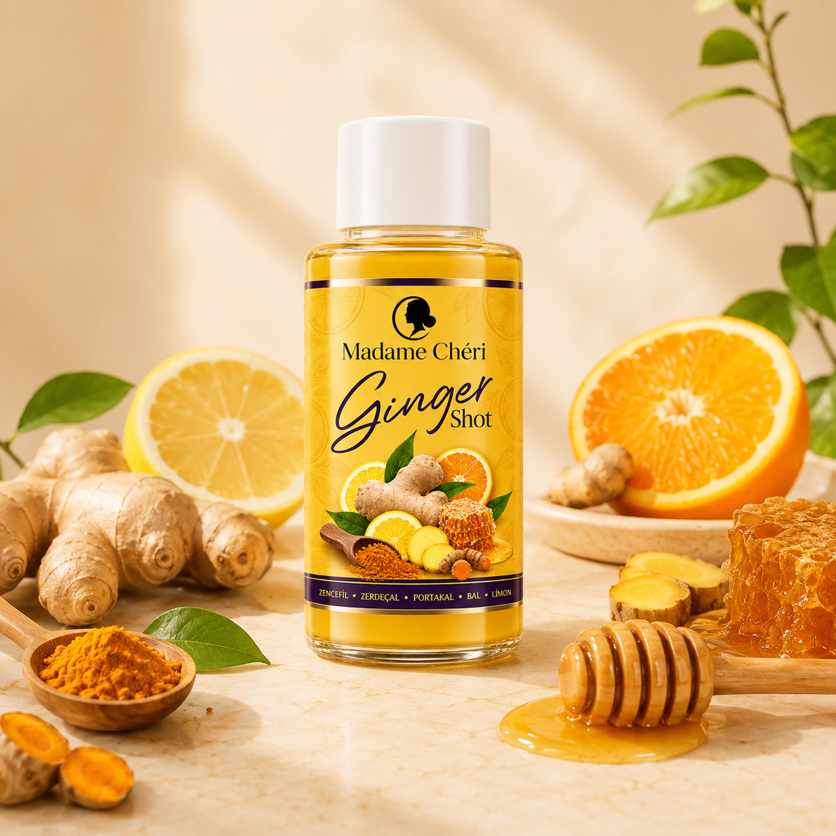 Ingwer Shot Display mit 10 Shots á 50ml – scharf, frisch und unverwechselbar
