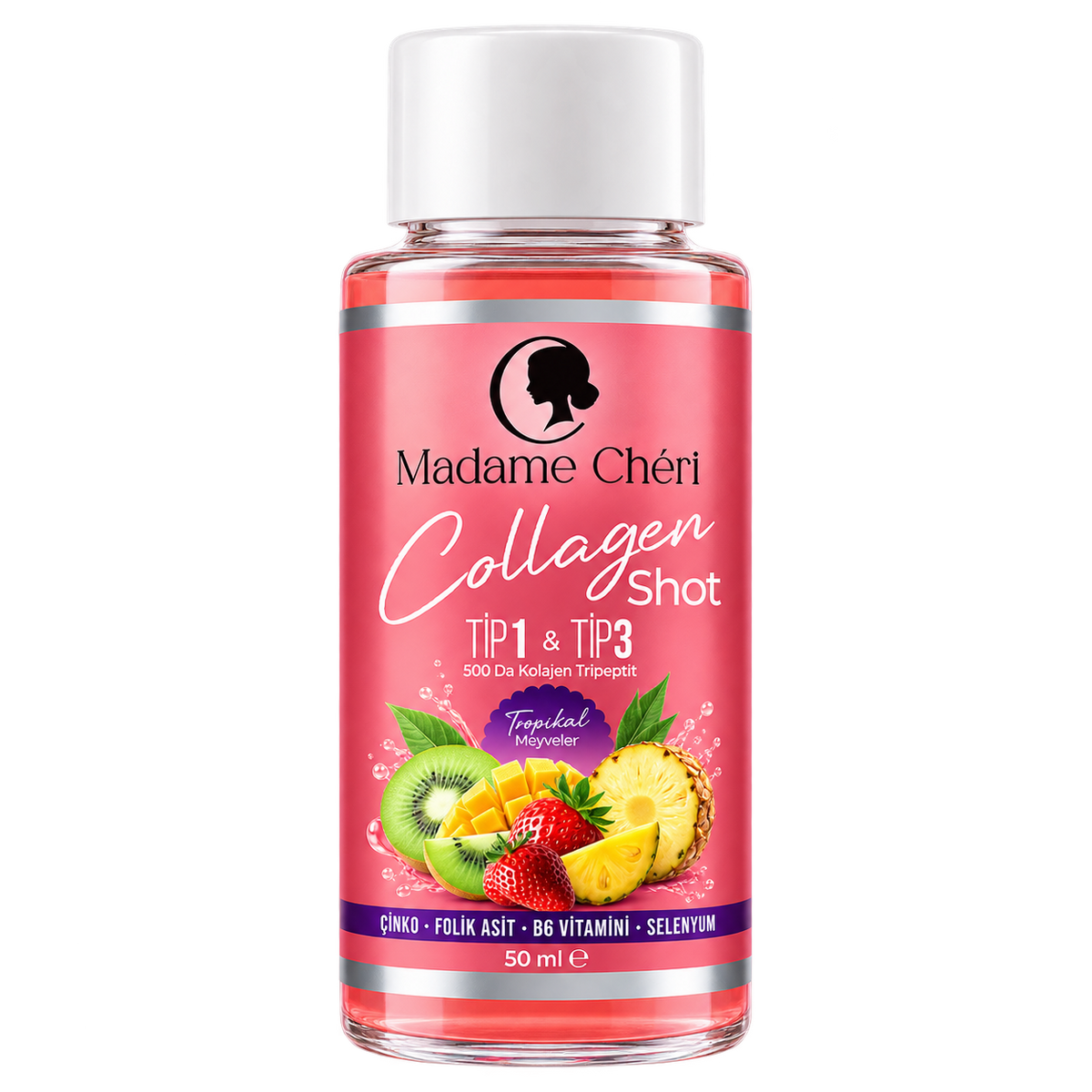 Kollagen Shot Display mit 10 Shots á 50ml – Dein täglicher Beauty-Moment