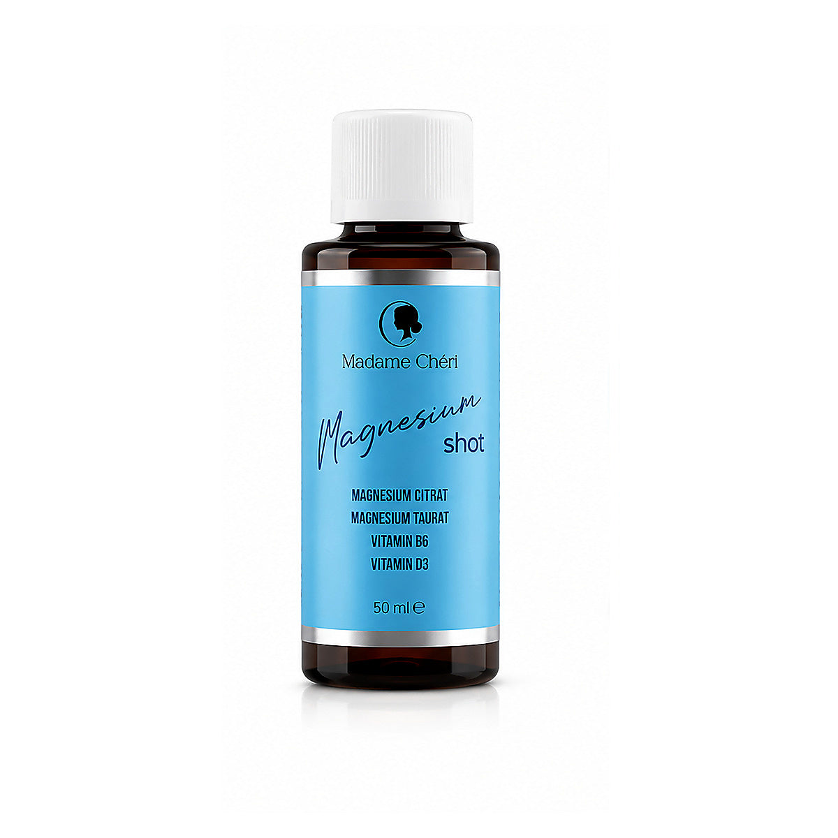 Magnesium Shot Display mit 10 Shots á 50ml – stark durch den Tag