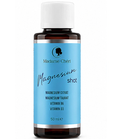 Magnesium Shot Display mit 10 Shots á 50ml – stark durch den Tag