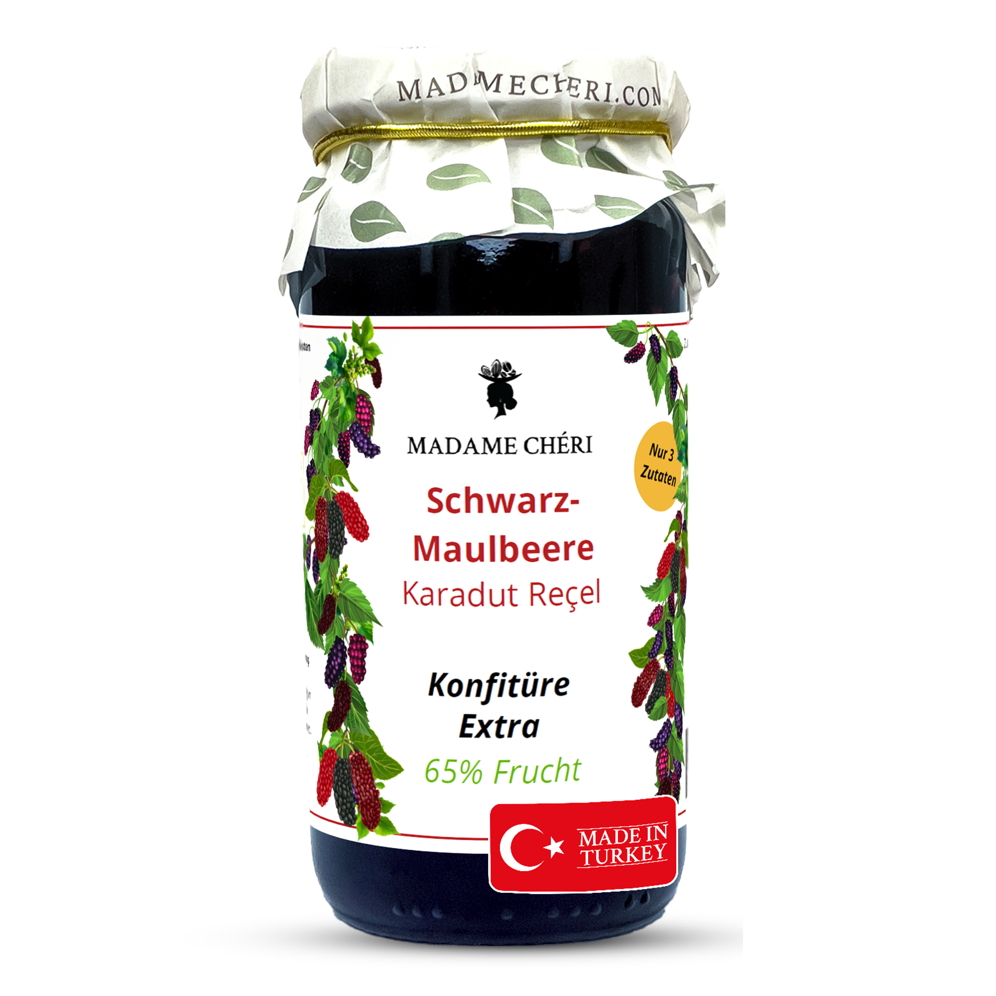 Schwarzmaulbeer-Konfitüre Extra (290 g)