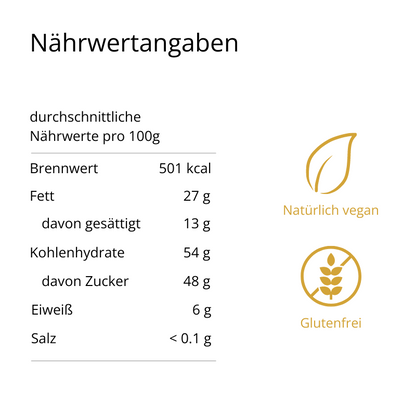 Zartbitter Schokolade mit Pekannuss &amp; Kaki (90g)